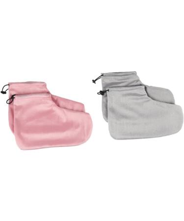 minkissy 2 Pairs Gloves Spa Mittens Paraffin Accessories Paraffin Bath Mitt Glove Paraffin Manicure Paraffin Treatment Wax Bath Foot Cover Mittens Kids Paraffin Glove Bulls Pink Hand 28x20cm Pink - Buy Online on GoSupps.com