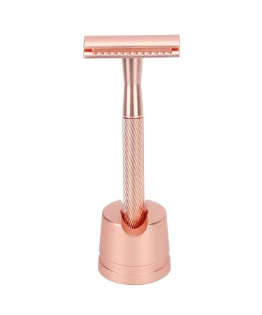 Premium Portable Manual Safety Razor for Men - Zinc-Aluminium & Brass Handle Double-Edged with Copper Base for Ultimate Grooming - Buy Online on GoSupps.com