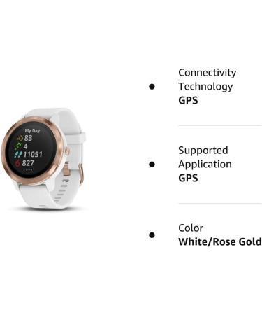 Garmin vvoactive 3 GPS Smartwatch with Contactless Payments - White/Rose Gold (Renewed) - Buy Online on GoSupps.com