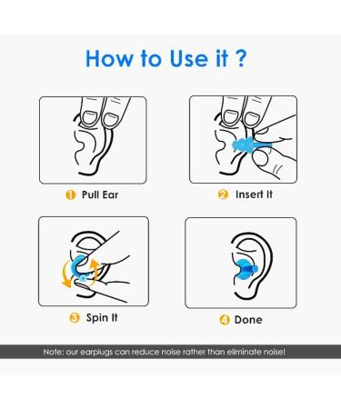 Buy Waterproof Silicone Earplugs - 5 Pairs Reusable for Swimming Sleep & Noise Reduction | Best Hearing Protection for Work & Study - Buy Online on GoSupps.com