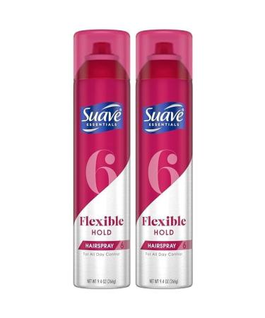 Sua ve Hairspray for Women and Men Flexible Hold - Anti-Frizz Hair Products Hair Finishing Spray Anti-Humidity Spray for Hair- 9.4 Oz (Pack of -2)