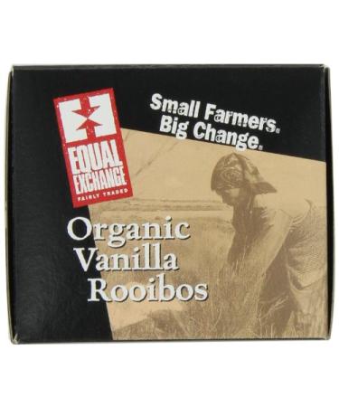 Equal Exchange Organic Vanilla Rooibos Tea - 20 Count (Pack of 3) | Caffeine-Free Herbal Blend - Buy Online on GoSupps.com