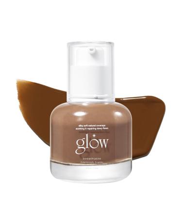 glow breathable blemish balm #brown : Cruelty-Free & Artificial Fragrance-Free Essential Oil-Free Gluten-Free lightweight & hydrating bb cream that feels like skincare 1 Fl Oz