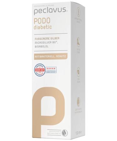 Peclavus Foot Cream Silver - Podo Diabetic Foot Care Cream 100ml | Moisturizing & Healing for Healthy Feet - International Shipping - Buy Online on GoSupps.com