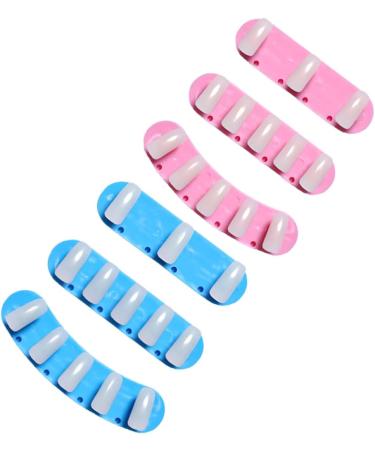 Beavorty 4 Boxes Nails Tip Stand Nail Practice Rack Nail Art Holder Stand Nail Tip Practice Base Nail Training stand nail tips holder Manicure Practice Rack nail tools nail stand lotus 1 - Buy Online on GoSupps.com