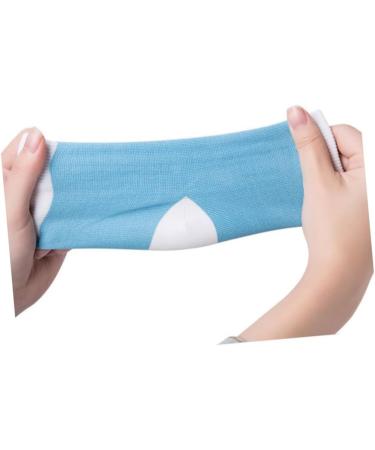 FRCOLOR 1Pair Forte Natural Fiber Cotton Fabric Foot Care Products Comfortable Socks feet Care Sky Blue Socks Feet Heel Socks Antichapping Socks Whitening Socks Anti Cracked feet Gel medium - Buy Online on GoSupps.com
