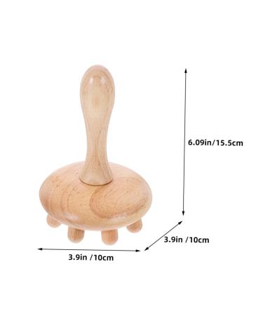 Fomiyes 2st Meridian Massage Brush & Wooden Scalp Comb | Antistatic Natural Wide Tooth Massage Tool for Relaxation - Buy Online on GoSupps.com