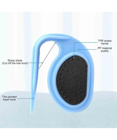 Pet Dematting Combs Knotting Comb Knotting Comb for Cats De Knotting Comb for Dog Pet Dematting Comb Knotting Combs Hair Removal Removal Massaging Brush Safety Deshedding Blades (Blue) - Buy Online on GoSupps.com