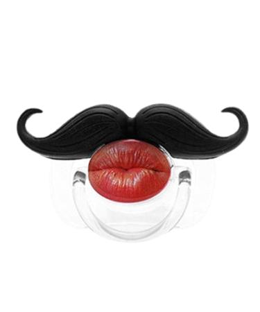Vincenten Mustache Pacifier for Toddlers | Cute & Novelty Beard Soother | Safe & Soft for Babies - Unisex - Buy Online on GoSupps.com