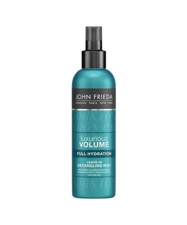 John Frieda Luxurious Volume Full Hydration Leave-In Detangling Mist For Fine Hair Volume Enhancing 6.77 Ounces Fortified with Vitamin B5 and Honey