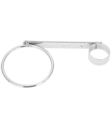 Hair Dryer Holder - Hands-Free Galvanized Stainless Steel Salon Accessory for Easy Styling - Buy Online on GoSupps.com