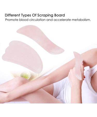 Premium Jade Roller Set - 3-Piece Natural Quartz Massage Tools Including Massage Roller & Scratching Board for Ultimate Relaxation - Buy Online on GoSupps.com