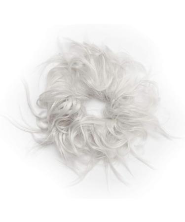 Tousled Hair Extensions Scrunchie - Brown/Blonde/Silver Grey - Instant Ponytail - Buy Online on GoSupps.com