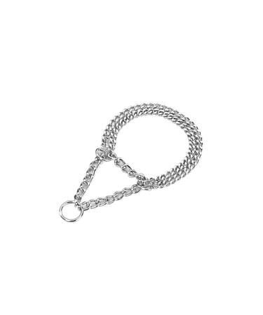 Nobby Chains Choker Two Rows Chrome 35 cm/ 2.0 mm 35 cm/2.0 mm