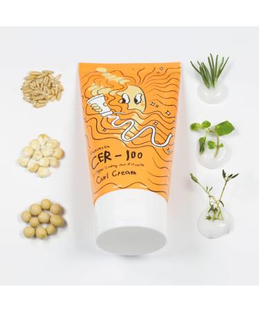 Elizavecca CER-100 Collagen Coating Hair Curl Cream 120ml - Argan Oil Infused Curl-Defining Cream - Buy Online on GoSupps.com