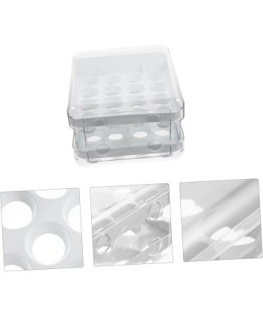 Uonlytech Egg Storage Box Eggs Drawer Thickened Egg Tray Wear-resistant Egg Tray Accessories Multifunction White 21.5x22.5x14cm - Buy Online on GoSupps.com