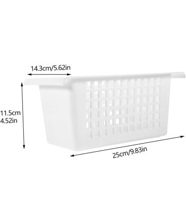 Garneck 4-Piece Under Sink Spice and Storage Baskets - Organize Your Kitchen & Living Room - White PP Cabinet Organizer - Buy Online on GoSupps.com
