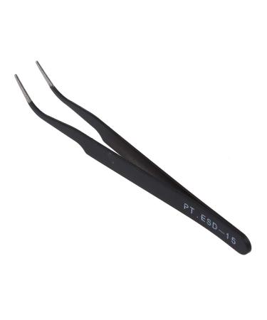 Spactz Curved Tweezers for Jewelers Crafts Hobby Beading Hand Tools