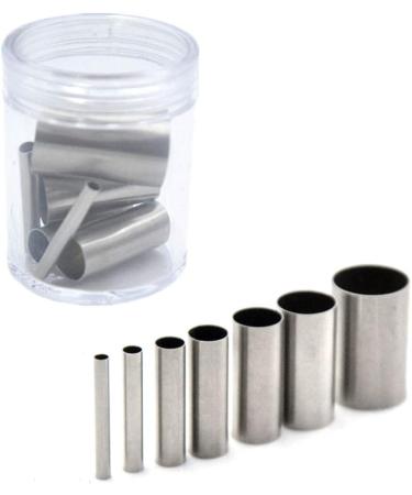 7Pcs Stainless Steel Clay Cutters - Round Circle Shape Hollow Punch Cutter Set for Clay Pottery Craft - Includes Storage Case - Buy Online on GoSupps.com