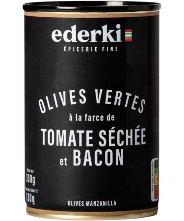 Green Olives with Tomato and Bacon Ederki 300g x 2 - Buy Online on GoSupps.com