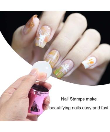 A Set Nail Art Stamper Fast Jelly Stamper Accurate Nail Tip Stamp for Nail Art Design - Buy Online on GoSupps.com