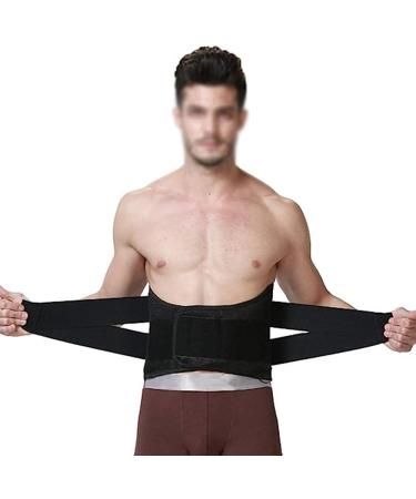Tylxayoxa orthopedic underwear for men herniated disc lumbar set lower waist adjustable relief of back pain wooden belt (size: xxl)