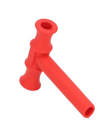 Chewy Tubes Oral Motor Tool & TPR Sensory T-Shaped Cubes for Autistic Children - Red | International Shipping Available - Buy Online on GoSupps.com