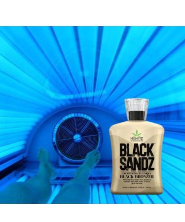 Hempz Black Sandz Black Bronzer with DHA & Cosmetic Bronzer 13.5oz - Buy Online on GoSupps.com