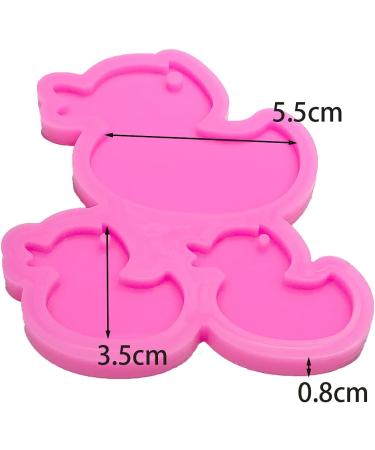 Shiny Glossy Duck Family Silicone Mold for DIY Crafts - Resin Jewelry Making Kit - Buy Online on GoSupps.com