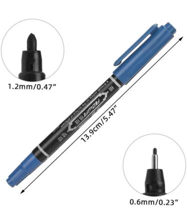 Baluue 10pcs Pen Pen Waterproof Brow Pencil Brow Pen Tool Pen Plastic Blue 13.9x1.8cm Blue - Buy Online on GoSupps.com