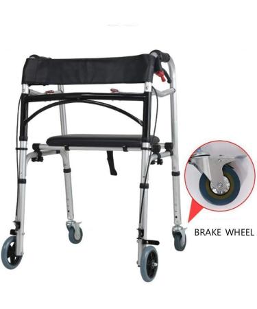 Walker Senior Walker Stick Four Legged Stick Chair Lower Limb Training Handbrake Strong and Firm Good Times - Buy Online on GoSupps.com