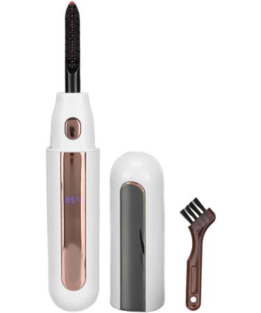 Verdant Touch Electric Eyelash Curler USB Rechargeable Electric Eyelash Curler Long Lasting Curling Tool Heating Lash Curler White - Buy Online on GoSupps.com