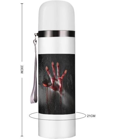 Halloween Bloody Hand Scene Insulated Water Bottle 19 OZ Stainless Steel Travel Mug For Drink Sports Camping Hiking Outdoors - Buy Online on GoSupps.com