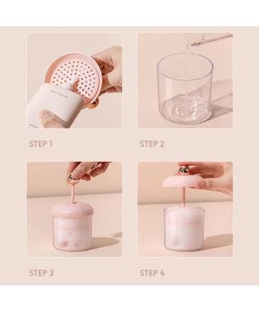 Fabricant De Mousse Pour le Lavage du Visage 2 Pi ces Mousseur De Lavage du Visage Clair Riche En Mousse Nettoyant Fabricant De Mousse Fabricant De Fouet En Mousse Pour la Maison Et les Voyages(Rose) - Buy Online on GoSupps.com