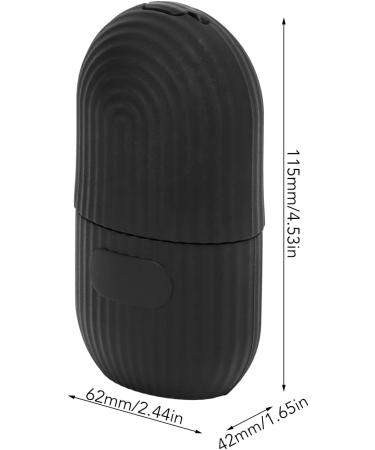 Silicone Ice Cream Shape for Face - Reusable Ice Mold Holder for DIY Beauty & Facial Care | Reduce Swelling with Black Striped Ice Scooter - Buy Online on GoSupps.com