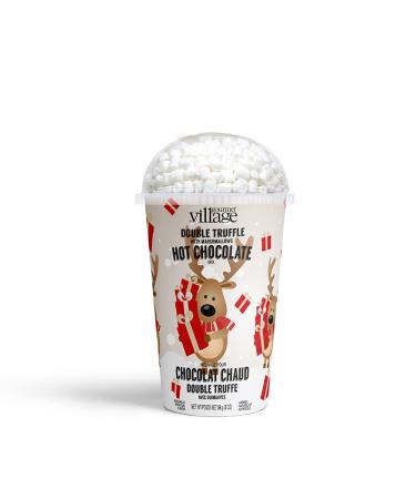 Gourmet du Village HOT Chocolate Cup Retro Reindeer 58 Grams Chocolate Retro Reindeer 58 g (Pack of 1)