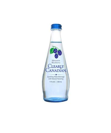 Clearly Canadian Mountain Blackberry Sparkling Water 11 Fl Oz - Pack of 2 - Buy Online on GoSupps.com