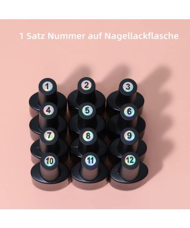 50 Pieces Transparent Nail Pattern Tips with Number Stickers - Stiletto Nail Display Ring for Nail Studios | Nail Accessories for Professionals - Buy Online on GoSupps.com