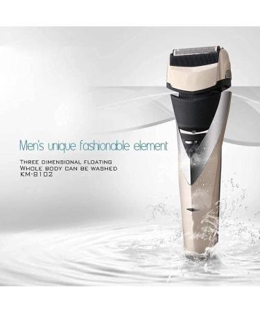 Buy Rechargeable Wet/Dry Electric Shaver for Men - Cordless Grooming Razor for Whole Body Washing - Buy Online on GoSupps.com