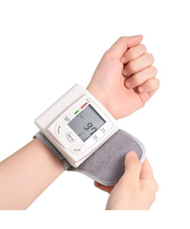 Blood Pressure Monitor - Automatic Digital Wrist Blood Pressure Monitor with LED Display for Home
