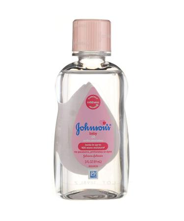Johnsons Baby Oil 3 fl. oz. Bottle - 48 per case.
