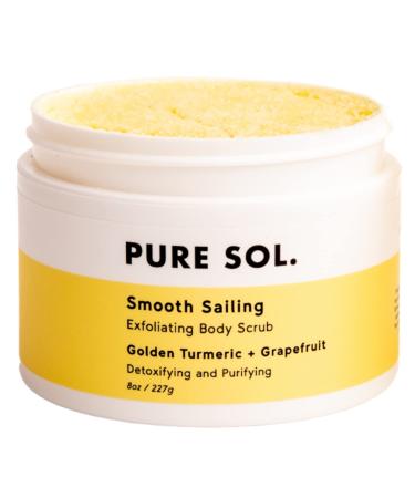 PURE SOL. Turmeric Body Scrub Glowing Exfoliating for Soft Healthy Skin Exfoliated Dry DeHydrated Dead Skin Improves Skin Texture (1 Pack) 10 Ounce (Pack of 1) - Buy Online on GoSupps.com