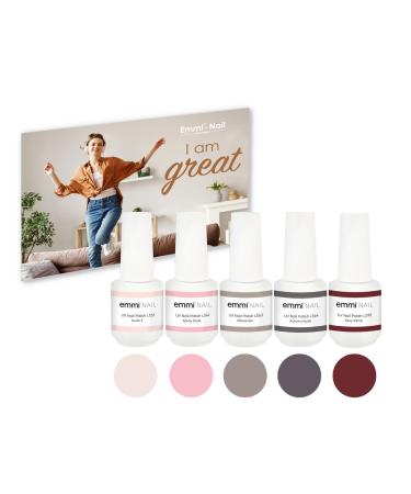 Emmi Nail Shellac/UV varnish set "I am great" - stable natural nail reinforcement with high gloss
