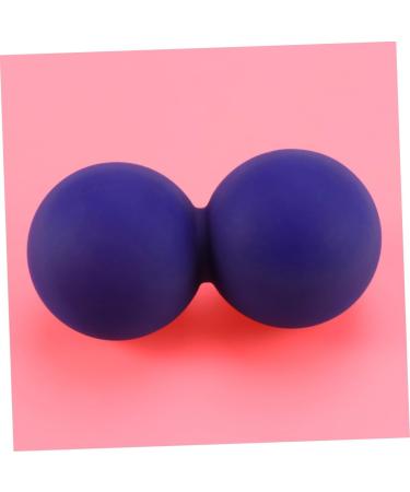 JeCompris 3-Pack Muscle Peanut Massage Balls - Acupressure & Fitness Roller - Dark Blue Silicone Yoga Peanuts for Foot Sole Relief - Buy Online on GoSupps.com