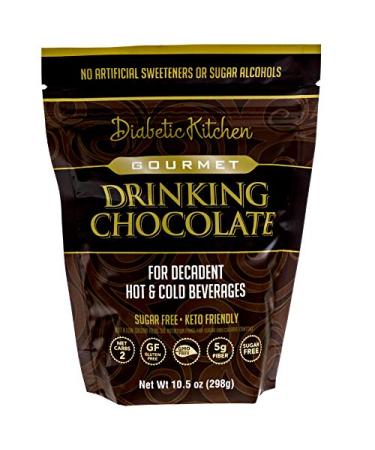 Diabetic Kitchen Gourmet Drinking Chocolate Sugar Free 10.5 oz (298 g)