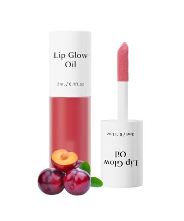 Women's Lip Oil Naturally Nourishing Tinted Lip Shine Face Makeup for Seasons Parties Events Weddings Evenings Travel