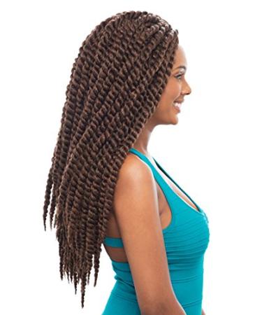 Janet Collection Noir 2X Mambo Twist Braid 24" - Off Black - Premium Quality Hair Extensions for International Shipping - Buy Online on GoSupps.com