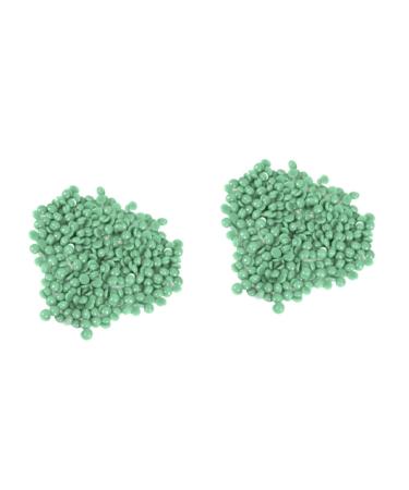 Minkissy 2 Pieces Wax Pearl Hard Wax Beans for Face Hair Removal - Light Green Hot Wax 1 Pack - Buy Online on GoSupps.com