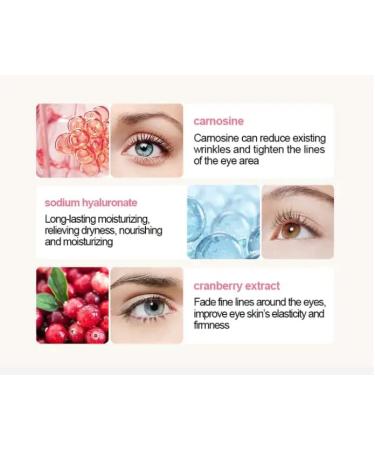 Eye Mask Patches Cranberry Extract/Reduce Wrincles MOISTURISING - Buy Online on GoSupps.com
