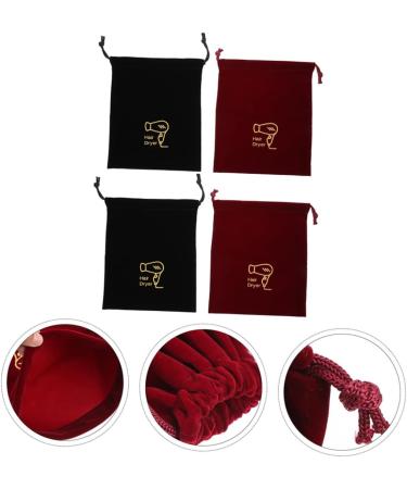 FRCOLOR 4pcs Storage Bag Hair Tools Travel Bag Blow Dryer Bag Drawstring Hair Dryer Carriers Dust Bag - Buy Online on GoSupps.com